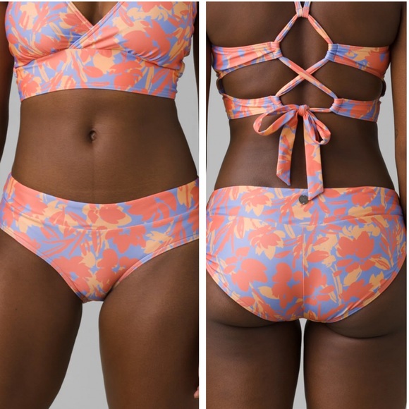 Prana Other - PRANA NWT WOMEN’S PRESOLANA SWIM BOTTOMS MORNING GLORY BLOOM MEDIUM